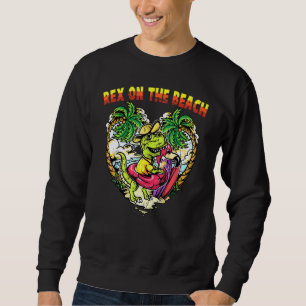 Sudadera Dinosaurio - Rex On The Beach - Vacaciones - Paleo