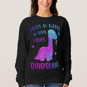 Sudadera Dinosaurio: Un Chica que ama a los dinosaurios