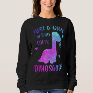 Sudadera Dinosaurio: Un Chica que ama a los dinosaurios