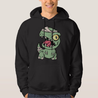 Sudadera Dinosaurio Zombie Rex Para Niños Momia Halloween