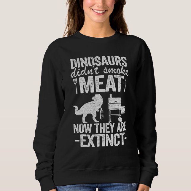 Sudadera Dinosaurios Carne humeante humeante Cerdo Cerdo R (Anverso)