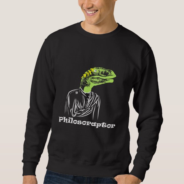 Sudadera Dinosaurios de la historia de los dinosaurios preh (Anverso)