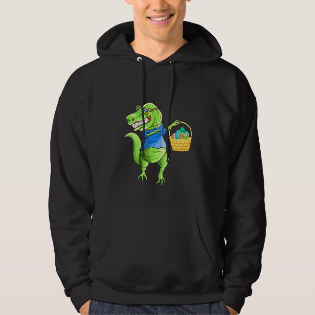 Sudadera Dinosaurios divertidos con huevo de pascua (Anverso)