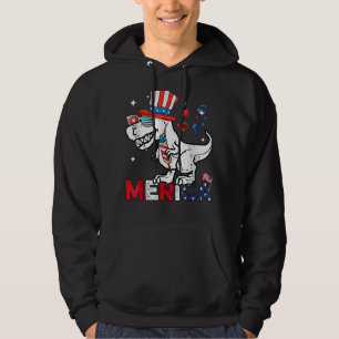 Sudadera Dinosaurios Márica Hombres Bandera Americana Rex 4