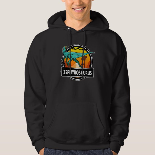Sudadera Dinosaurios prehistóricos de los dinosaurios de Ze (Anverso)