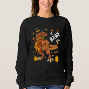 Sudadera Dinosaurios Rawr Día de Acción de Gracias Niños Tu