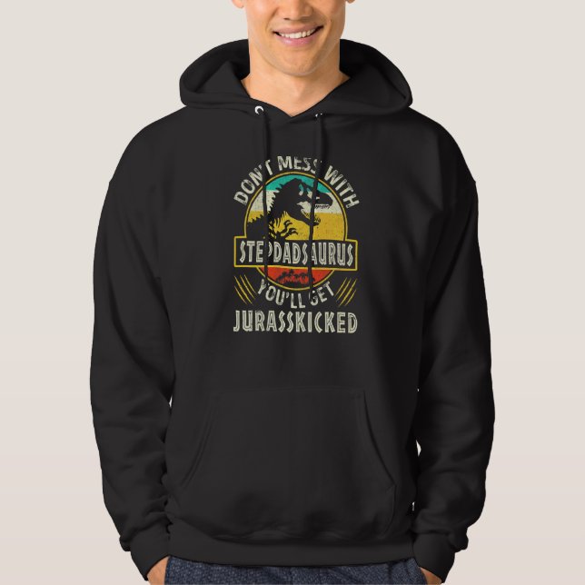 Sudadera Dinosaurios Vintage Stepdad Rex Saurus Family M (Anverso)