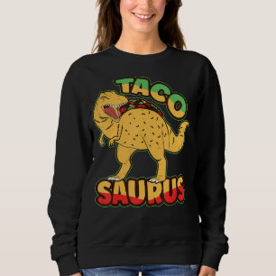 Sudadera Dinosauro Día Nacional del Taco Taco Saurus Dino T