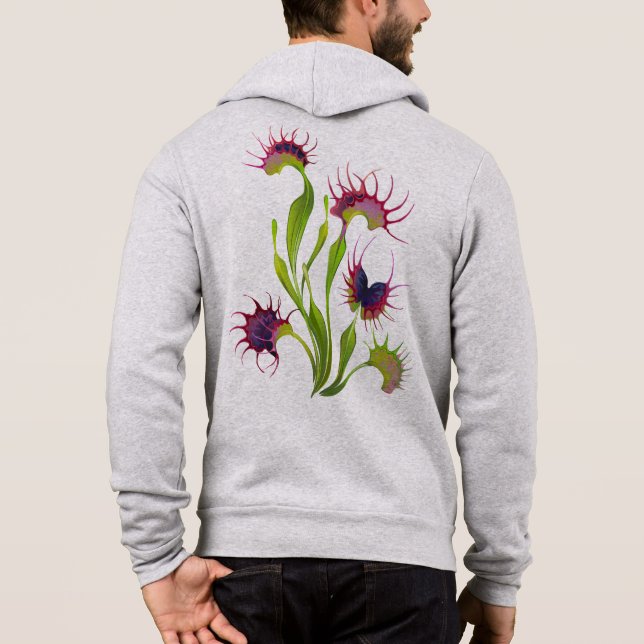 Sudadera Dionea atrapamoscas luminosa (Reverso)