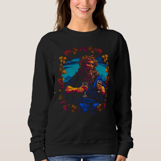 Sudadera Dionysus Greek Mythology God of Pleasure (Anverso)
