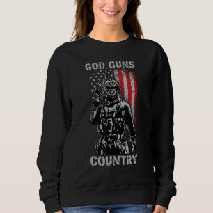 Sudadera Dios Armas País Con Bandera Americana Patriótica_