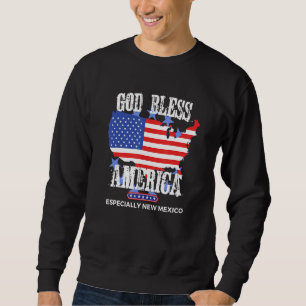 Sudadera Dios bendiga a Estados Unidos Especialmente a Nuev