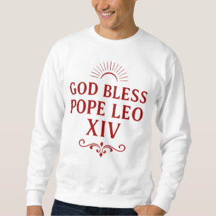 Sudadera Dios bendiga al Papa León XIV