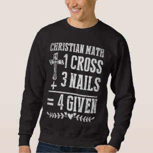 Sudadera Dios de las matemáticas cristianas adorando a Cris