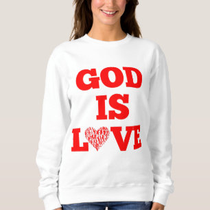 Sudadera Dios es amor Biblia cita a las mujeres