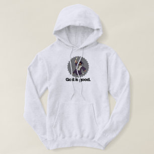 Sudadera Dios es buena yerba de graduados.