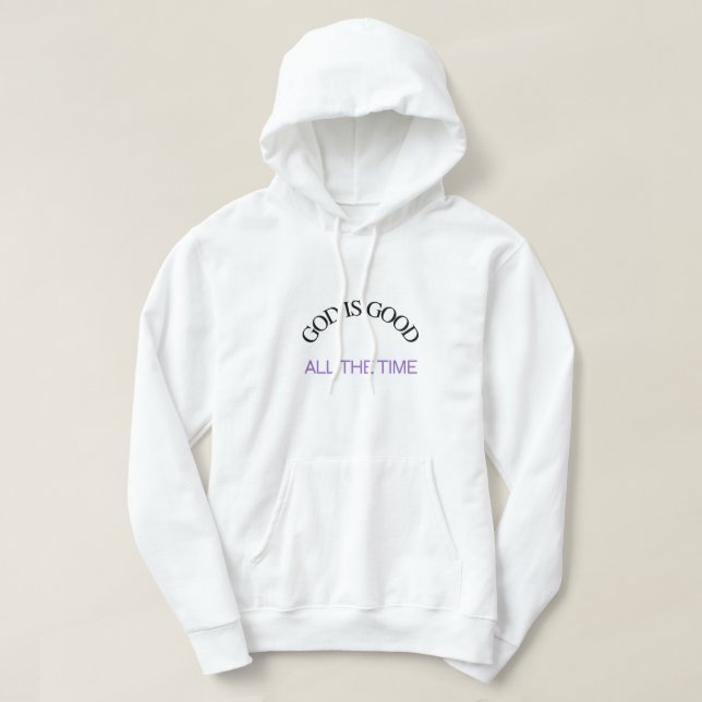 Sudadera Dios es bueno todo el tiempo (Diseño del anverso)