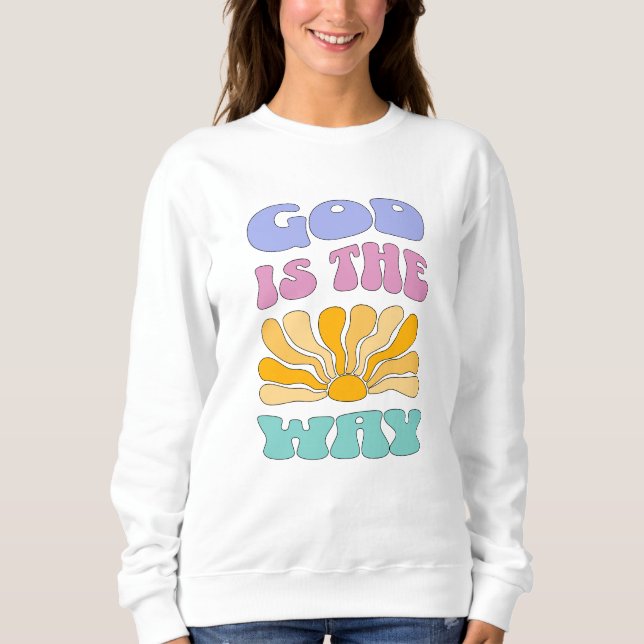 Sudadera Dios es el Camino (Anverso)