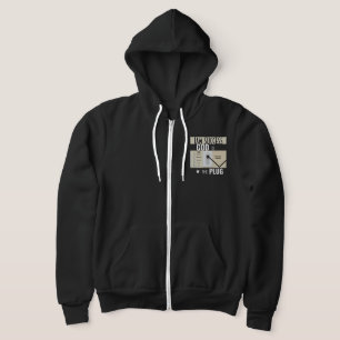 SUDADERA DIOS ES EL ENCHUFE