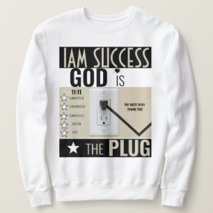 SUDADERA DIOS ES EL ENCHUFE