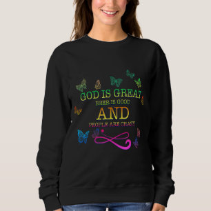 Sudadera Dios Es La Gran Cerveza Es Buen Humor Sarcástico.