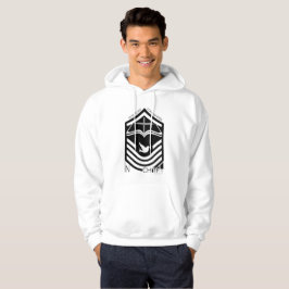 Sudadera Dios es mi Comandante en Jefe - emblema negro