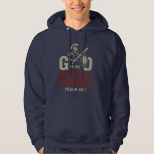 Sudadera Dios es mi refugio y fuerza - Fe guerrera