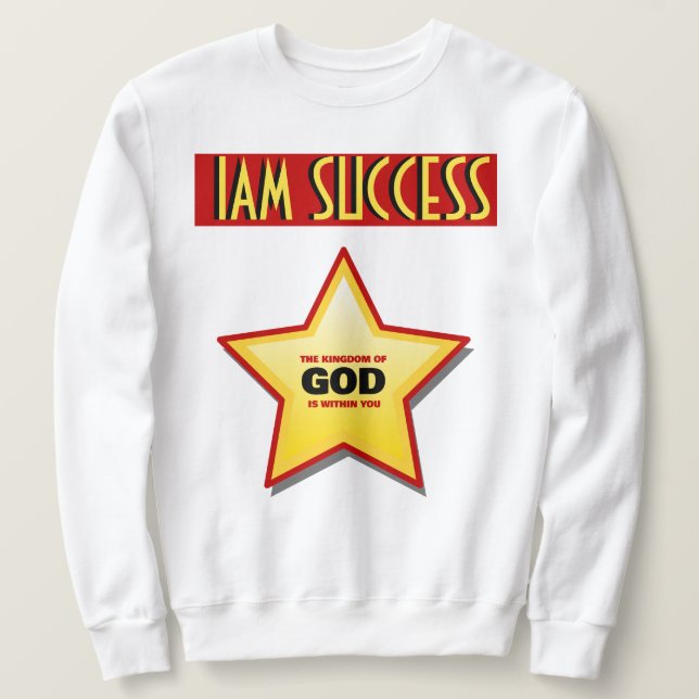 SUDADERA DIOS ESTÁ DENTRO (Anverso del diseño)