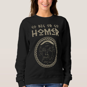 Sudadera Dios griego homer e historia de mitología griega a