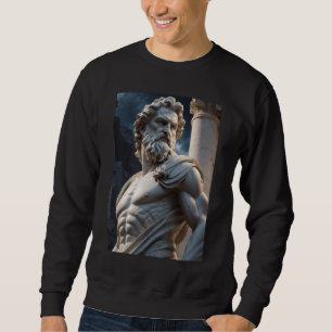 Sudadera Dios Griego Zeus - Sudadera Estatua de Má
