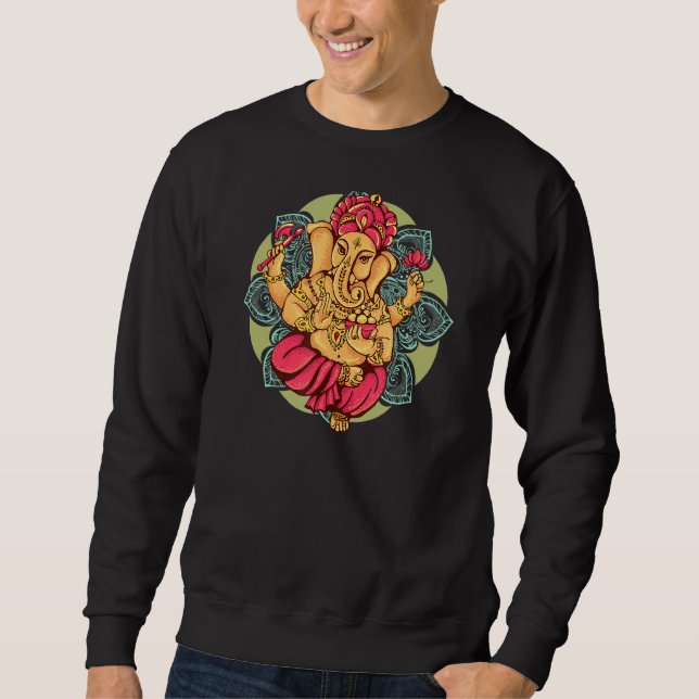 Sudadera Dios hindú del Señor Ganesh (Anverso)
