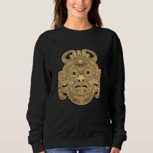Sudadera Dios maya Mitología maya Máscara antigua Sun Dios