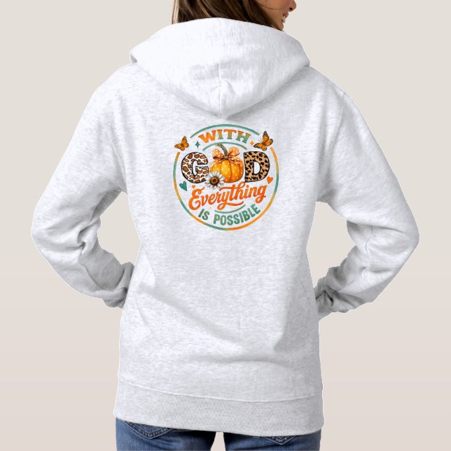 Sudadera Dios mío (Reverso)