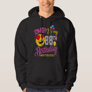 Sudadera Dios mío, es mi Chica de cumpleaños 88 años