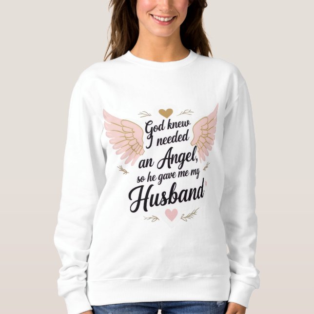 Sudadera Dios sabía..... (Anverso)