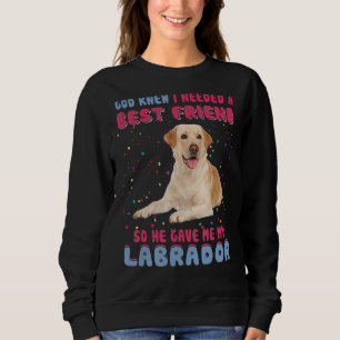 Sudadera Dios Sabía Que Necesitaba Un Mejor Amigo Así Que M