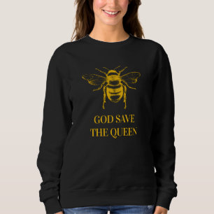 Sudadera Dios salve a la reina abeja ambiental