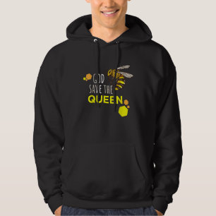 Sudadera Dios Salve a la Reina Abeja Apiarista