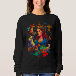 Sudadera Diosa Artemisa Mitología Griega