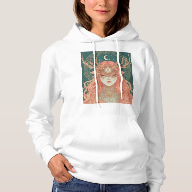 Sudadera Diosa cósmica (Anverso)
