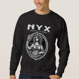 Sudadera Diosa griega Nyx de mitología griega de la noche
