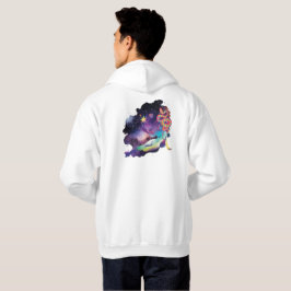 Sudadera Diosa Serpiente Cósmica y Estrella Brillante