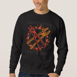 Sudadera Dioses del Olimpo o Hefesto Dios del Fuego o Antig