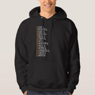 Sudadera Dioses olímpicos antiguos dioses griegos vida grie