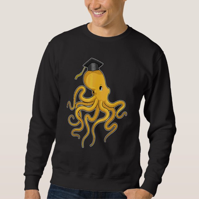 Sudadera Diploma de Estudiante Pulpo (Anverso)