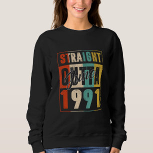 Sudadera Directamente A Junio De 1991 Hombres Vintage Mujer