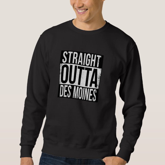 SUDADERA DIRECTAMENTE DE DES MOINES (Anverso)