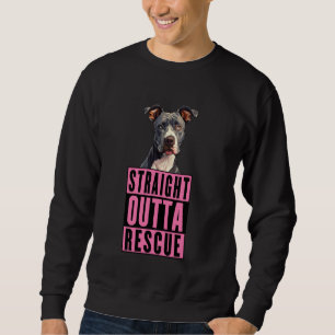 Sudadera Directamente del refugio Pit Bulls Hombres Mujeres