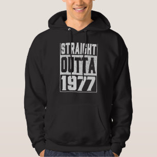 Sudadera Directamente Fuera de 1977 45º cumpleaños Vin homb