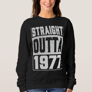 Sudadera Directamente Fuera de 1977 45º cumpleaños Vin homb